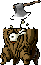 Axe Stump, animation 3