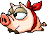 Ribbon Pig, animation 3