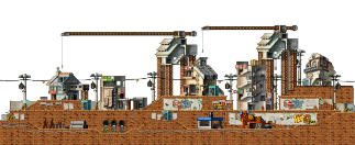Minimap of Kerning City