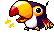 Toucan, animation 10