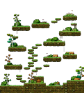 Minimap of Hunting Ground Middle of the Forest I