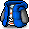 Blue Skull Hooded Vest